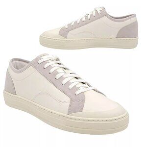 Vince Men's 7.5M Wescott Leather Lace Up Sneakers White Casual Shoes Low Top